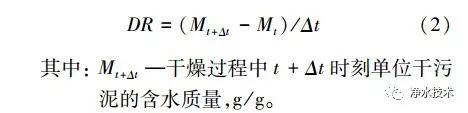 污泥薄層干燥特性及動(dòng)力學(xué)模型分析