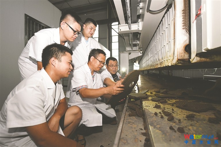 團隊成員在工廠進行大生產(chǎn)試驗